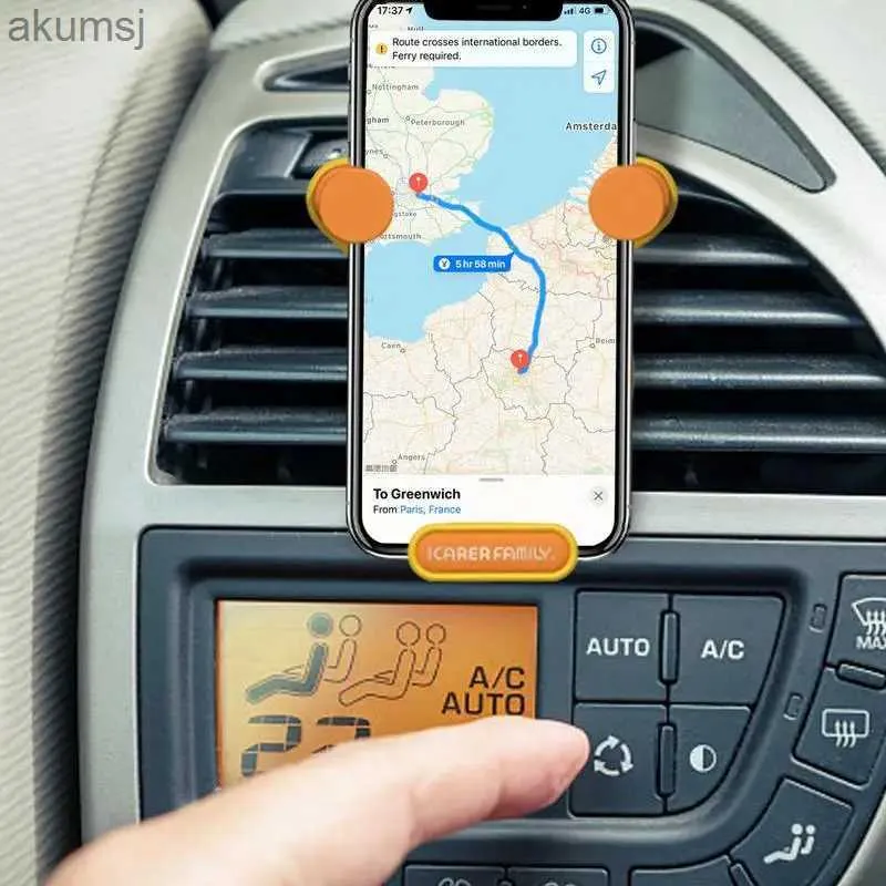 Houders voor mobiele telefoons Leuke autotelefoonhouder Duurzaam Mobiele telefoonnavigatie Vaste steunbeugel Airconditioning Schattige dieren Stijl Auto-accessoires YQ240110