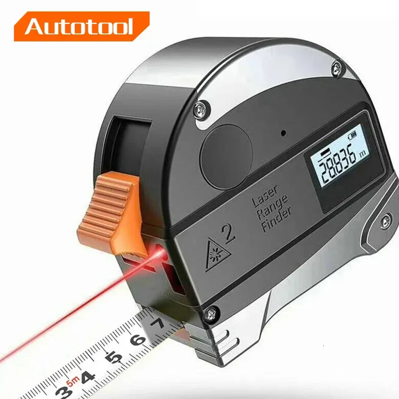 Laser Meters Hunting Rangefinder Portable Level Distance Meter Tras Telemeter Measuring Device Multifunctional Tape Measure Golf 240109