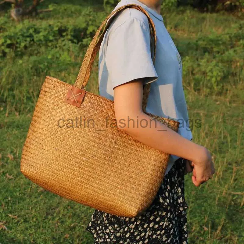 Omuz çantaları Japon STR çanta dokuma edebi sanatsal kadınlar omuz çantası plaj strb çanta aktivitesi karakteristik hediye bagcatlin_fashion_bags