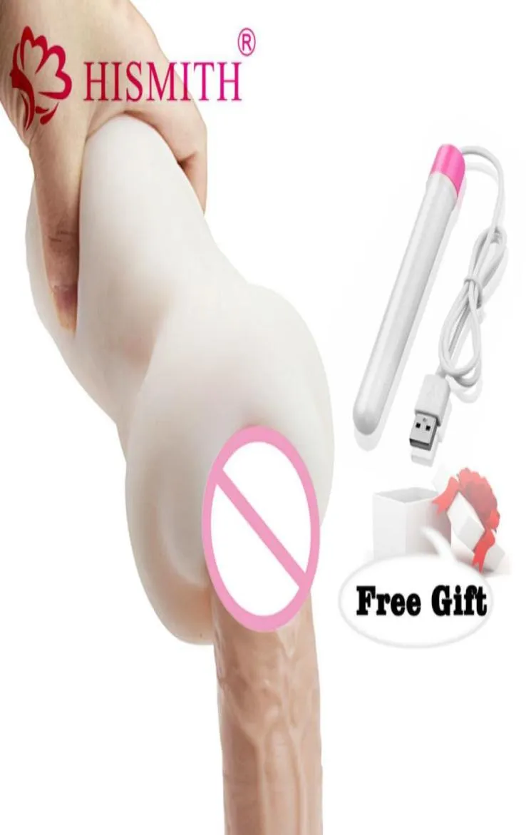 Hismith Real Silicone Soft Pussy Masturbatie Cup Realistische Vrouwelijke Vagina Poesje Pocket Kut Volwassen Vagina Cup voor Mannen Q04197300188