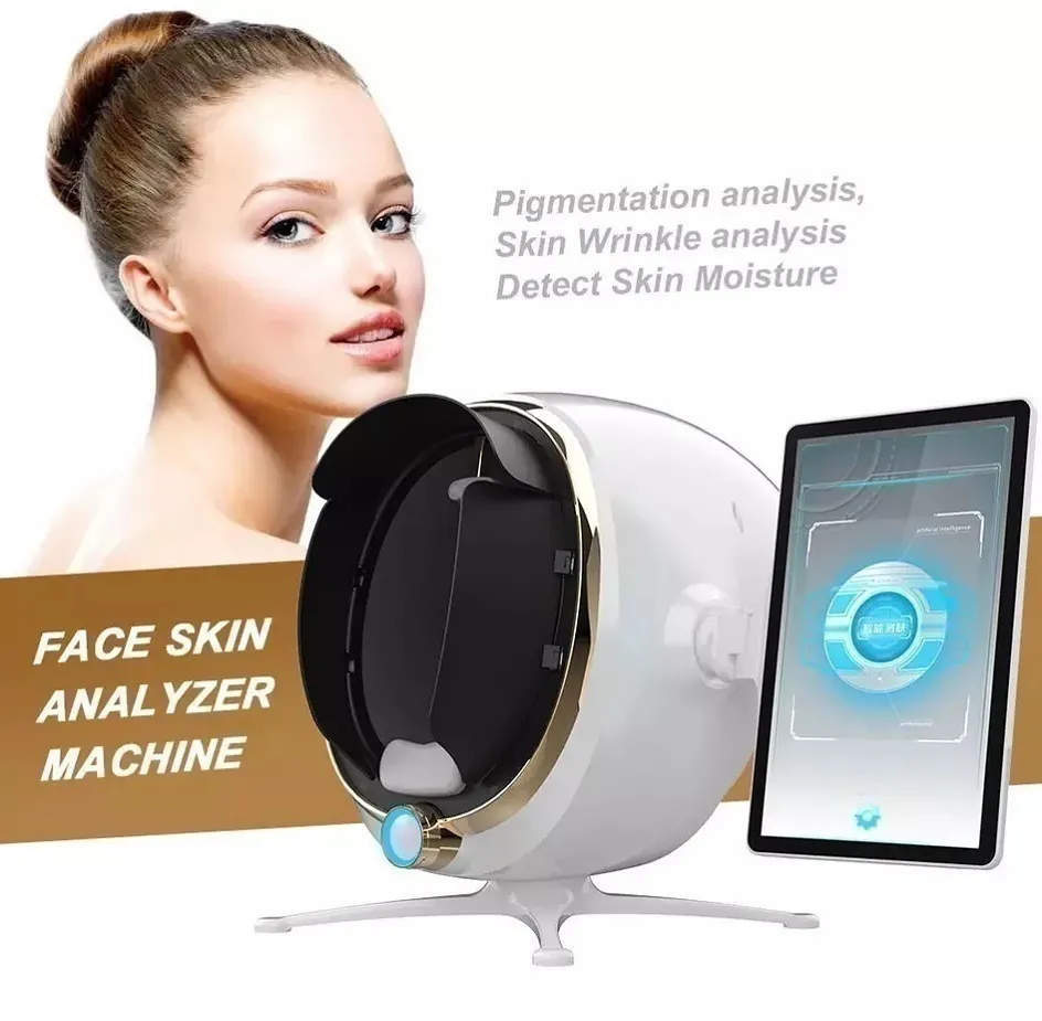 Hot Sales senaste 5th Generation Magic Mirror Skin Analyzer med iPad för Auto Skin Scanner