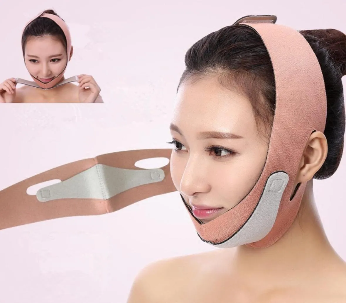 V Face Lift Up Tape Anti Wrinkles Mask Ultrathin Double Chin Removal Slimming Lifting Face Slimmer Mask Strap Band9131462