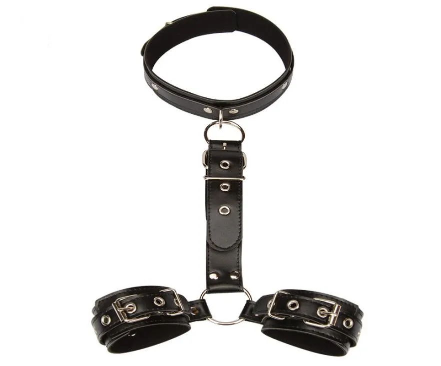 Neck To Wrist Back Restraint Tools Self Bondage Toys For Adults Collar BDSM Positions Sex Shop For Couples Slave juegos eroticos Y4382575