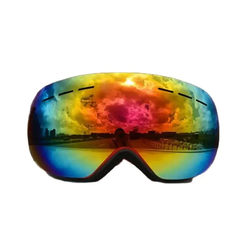 Óculos qyq óculos de esqui das mulheres dos homens camadas duplas antifog grande máscara de esqui óculos proteção uv400 esqui inverno neve snowboard óculos