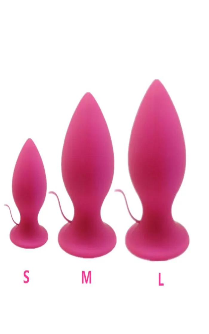 Super Big Size 7 Mode Vibrating Silicone Butt Plug Large Anal Vibrator Huge Anal Plug Unisex Erotic Toys Sex Products L XL XXL 1742898115