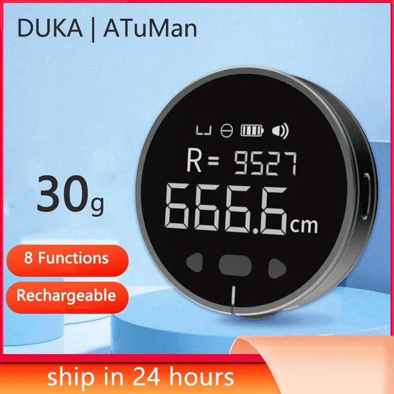 Duka Atuman Little Q Electric Ruler Distance Meter HD LCDスクリーン測定ツール充電式レンジファインダー240109