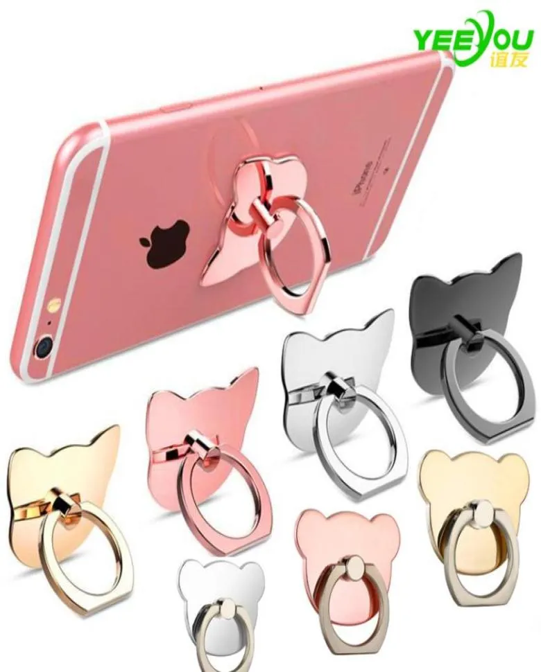 Universal Plastic Finger Grip Ring Holder Lazy Buckle 360 Degree Mobile Phone Folding Stand for IPhone XS Max Huawei Xiaomi Expand9414320