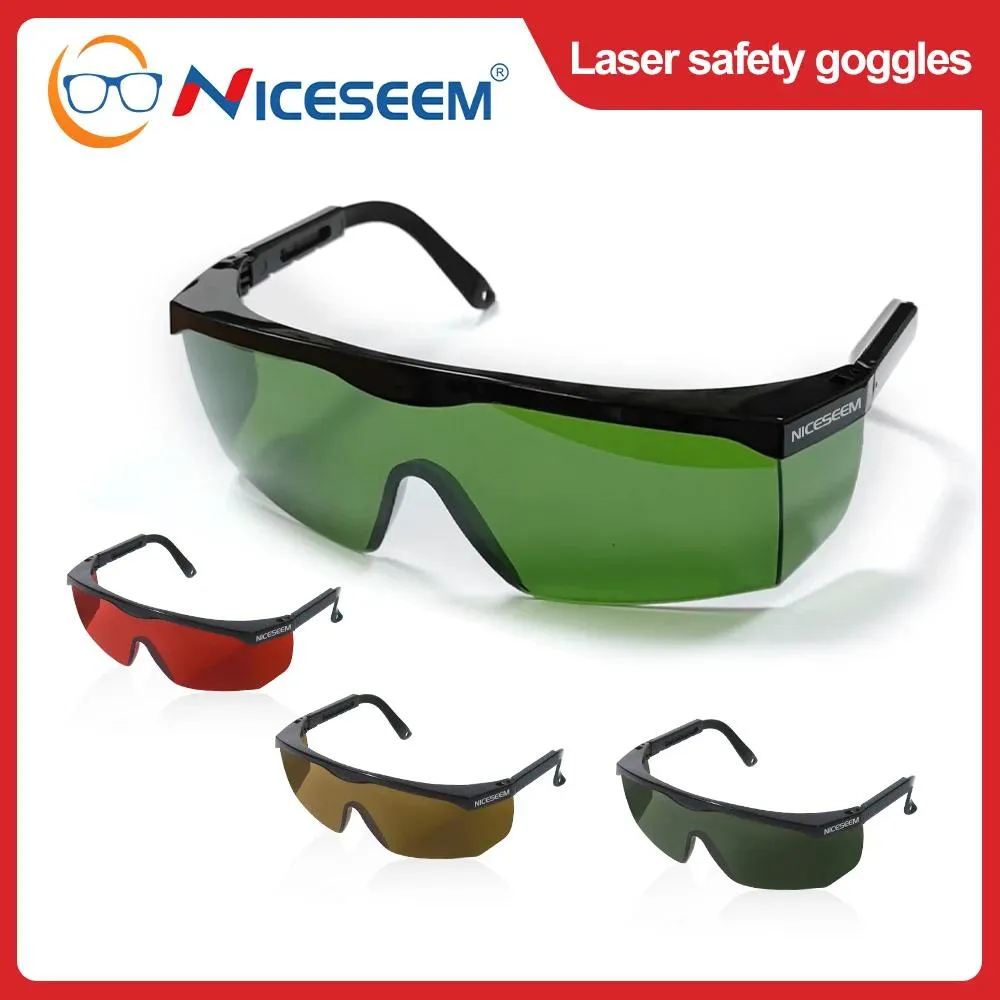 Óculos de segurança a laser uv ipi ir ipl fpv protetor soldagem raio x radiação remoção do cabelo óculos proteção para os olhos