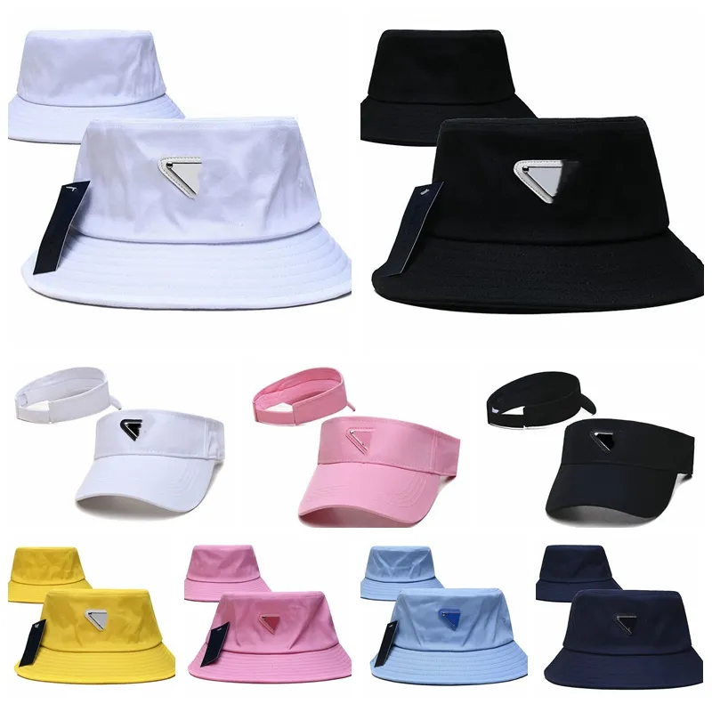 2024 Casquette en toile de denim unisexe Protection solaire d'été Large bord vide Chapeau de plage Femme Noir Blanc Designer à la main Mens Nylon Tissu Chapeau de créateur Chapeaux ajustés