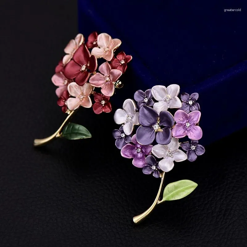 Broches Mode Kleur Handgeschilderde Kleine Bloem Broche Vrouwelijke Retro Leuke Pin Gesp Badge Pak Corsage