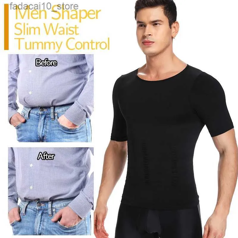 Men Gynecomastia Compression Shirt Waist Trainer Slimming Underwear Body  Shaper Belly Control Slim Undershirt Posture Fitness Us - Shapers -  AliExpress