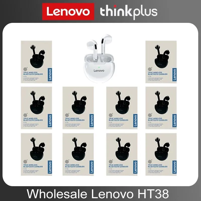 Наушники оригинал Lenovo ThinkPlus ht38 Оптовые 5 шт. 10 шт.