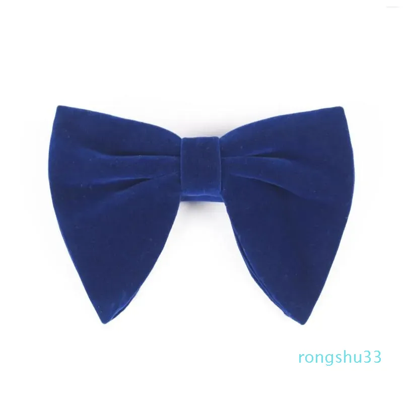 Yay bağları erkekler için siyah kadife kadın bluz bowties cravat düğün moda adam bowtie büyük kelebekler aksesuarlar erkekler