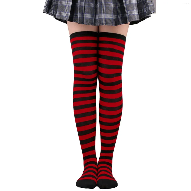 Skarpetki dla kobiet pończochy dziewczęta Długa rura nadrukowana na udzie High Hallowen Lolita Cosplay Cotton Sock Sock Wymagany ciepło