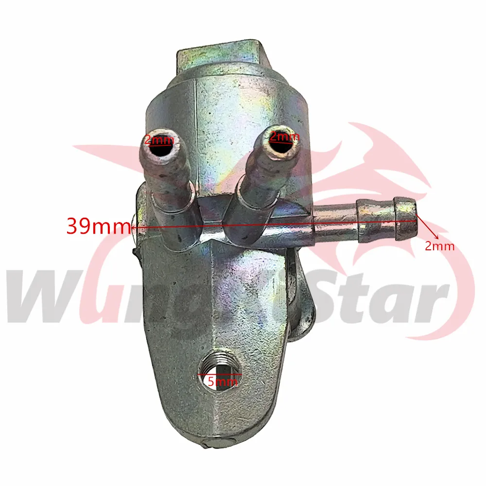 3 Way Petcock Fuel Tank Shut Off Tap Motocycle Oil Valve Switches For Motorcross Motorbike 50cc 125cc 150cc Engine ATV Go Kart Moped Scooter Buggy Quad Pit Pro Dirt Bike