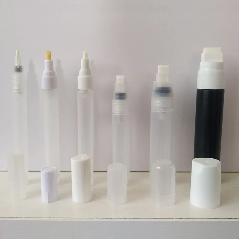 Lien dédié au détail, tige de stylo vide en plastique créatif, Tube de barils de mm pour Graffiti s, marqueurs de craie liquide, accessoires de peinture