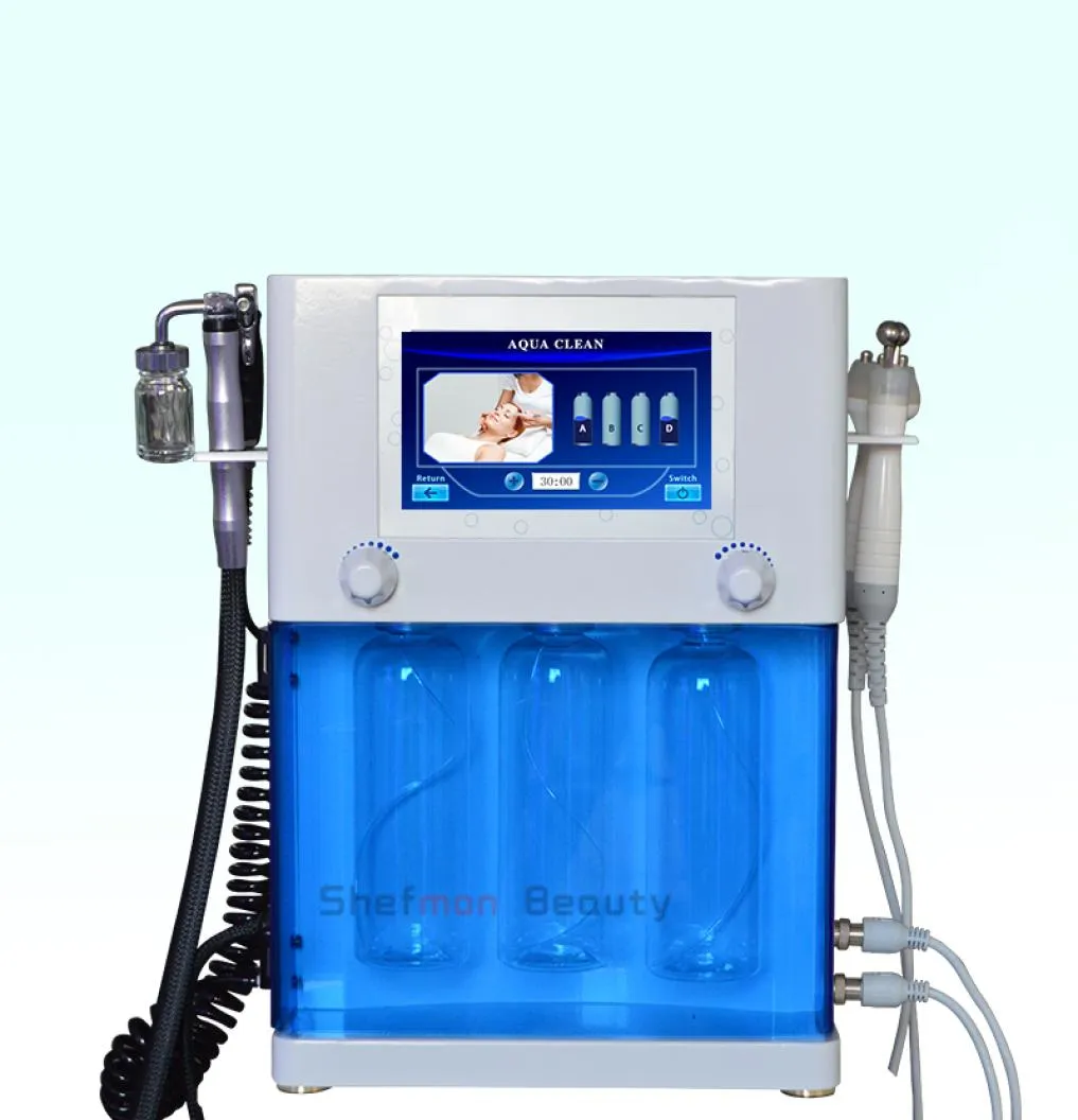 4 w 1 Care Skin Care Bio RF Częstotliwość radiowa Aqua Facial Tor Lift Hydrafacial Tlen Spray Machine Aqua Peeling Beauty Equipmen3736112