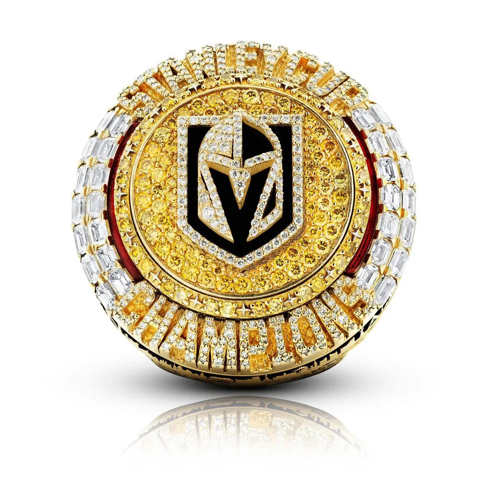 2023 north american ice hockey vegas golden knights championship ring european and american alloy big ring