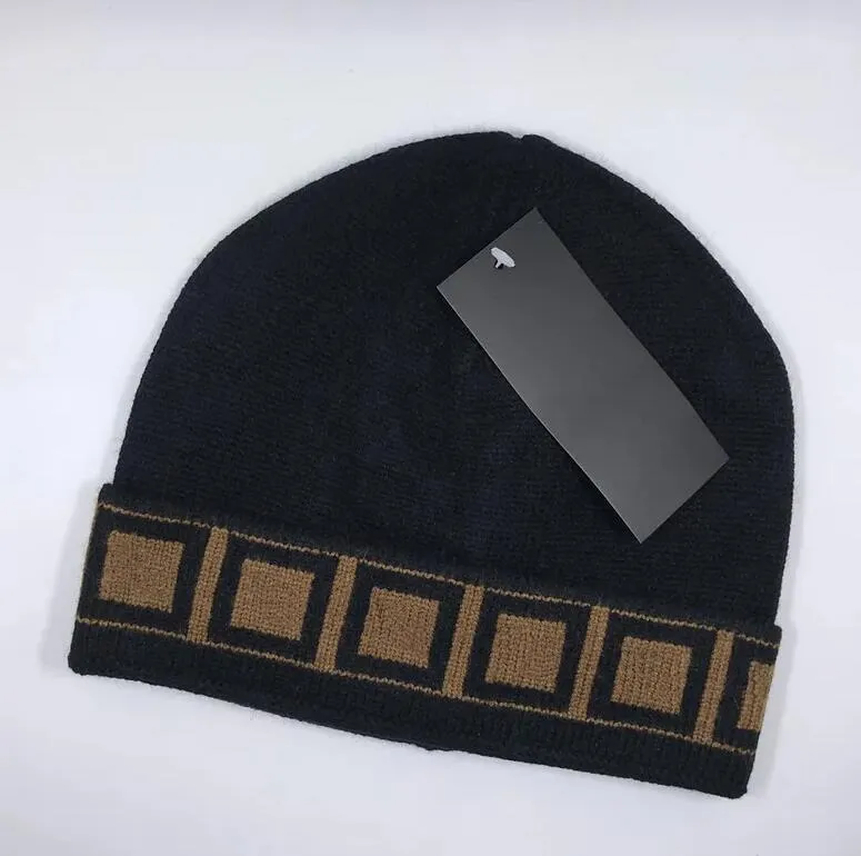 Moda chapéu beanie crânio bonés designer de malha chapéus ins popular canadá chapéu de inverno clássico carta ganso impressão 20 cores