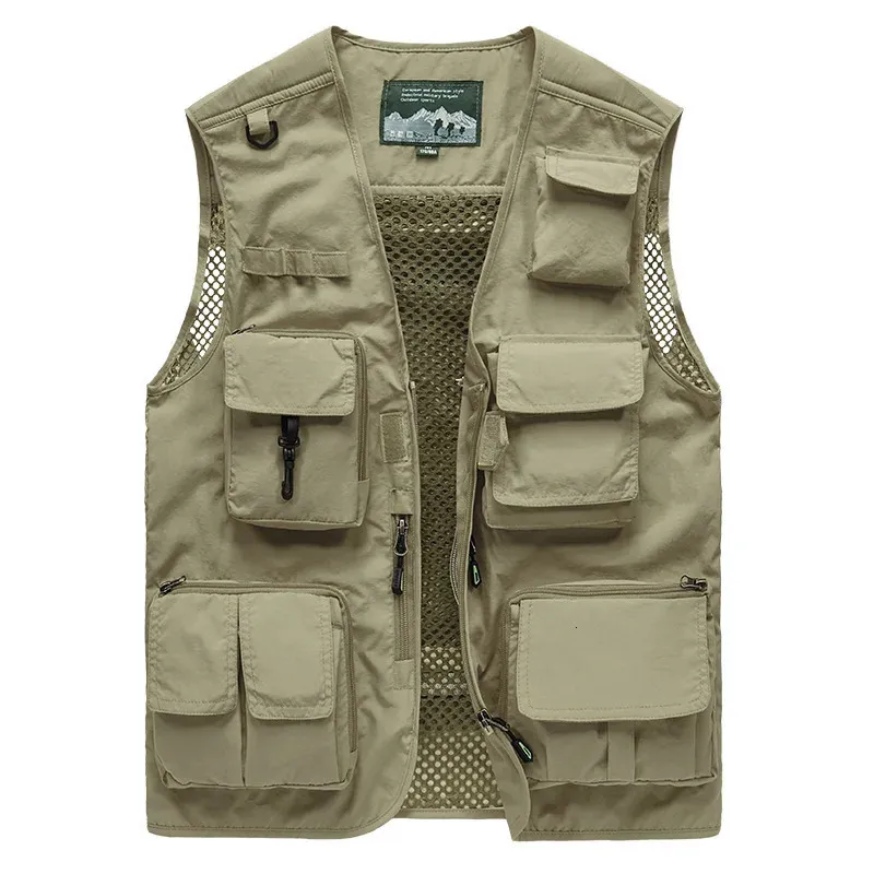 Gilet Cargo Homme Multi-poches – Style Streetwear Ou Travail – Noir – Taille Regular – Neuf Avec étiquettes