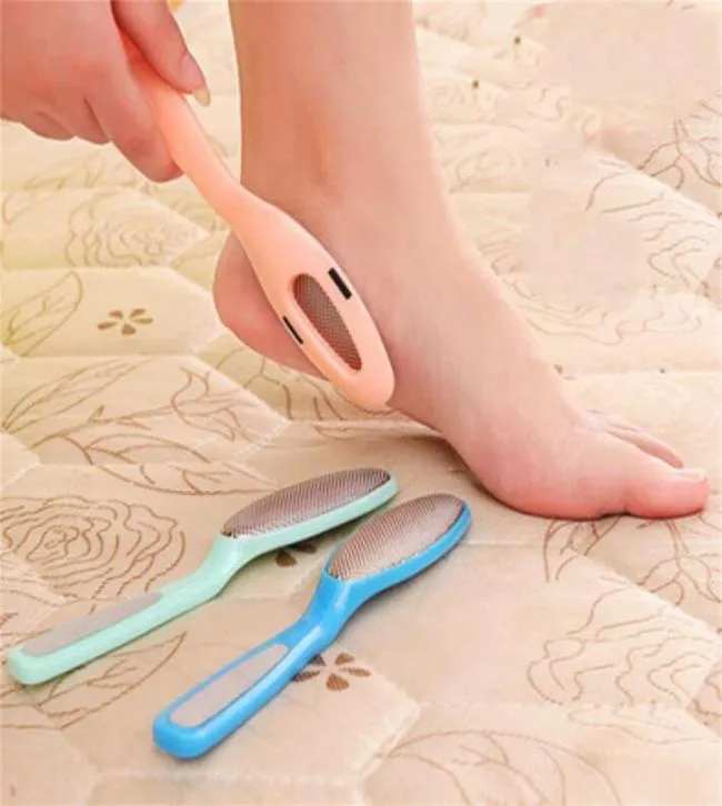 Foot Treatment Rasp Scrubber File Callus Remover Feet Care Pedicure أداة معدنية من الفولاذ المقاوم للصدأ لإزالة الجلد الصلب XB14088142