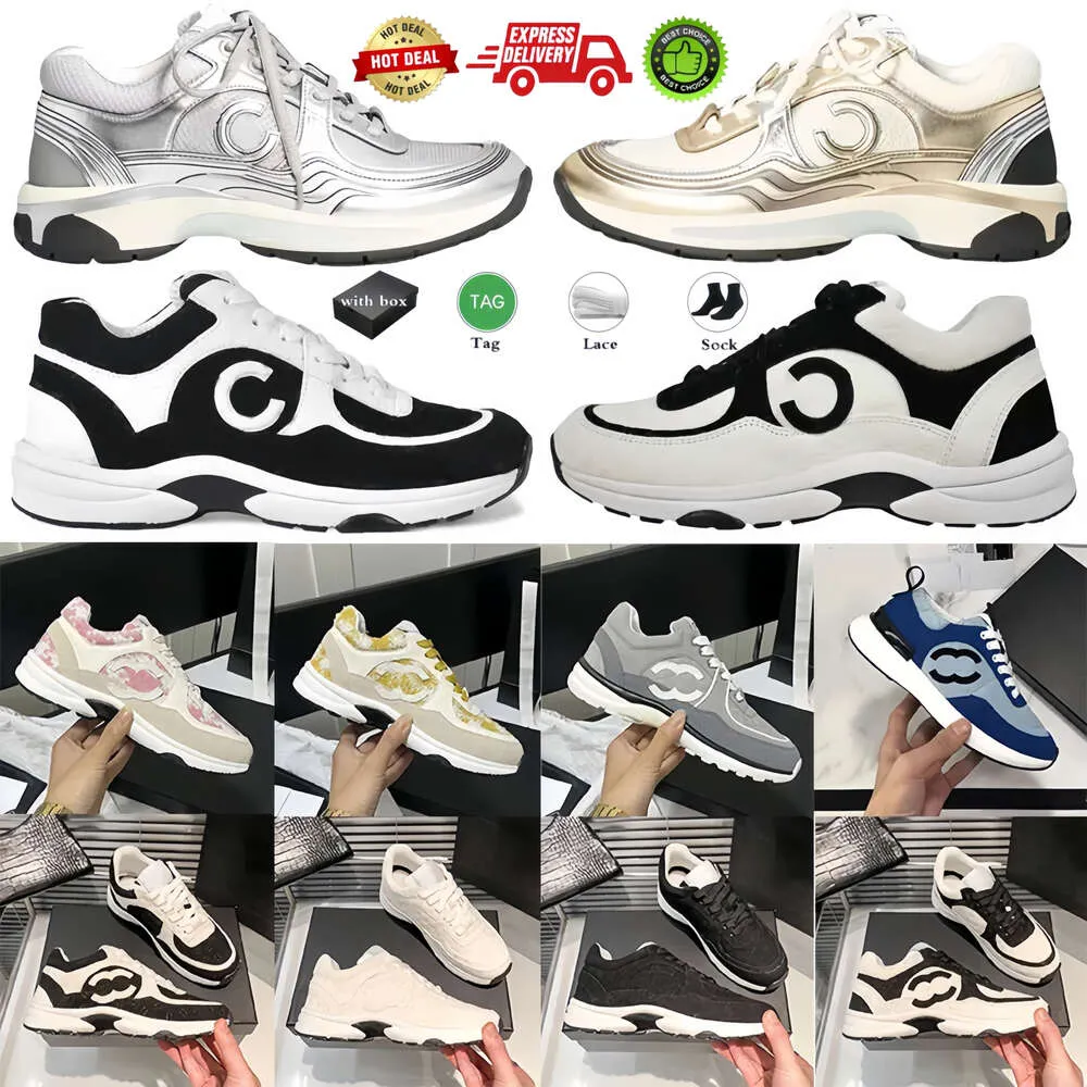 Designerskie buty do biegania kanałów refleksyjne Sneakers Kobiety z koronkowymi sportowymi trenerami butów