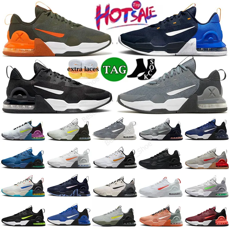 Nouvelles chaussures de course Alpha Trainer 5 Designer Homme Baskets Noir Blanc Obsidienne Équipe Rouge Cool Gris Platine Volt Rose Sports Walking Runner Baskets Taille EUR40-45