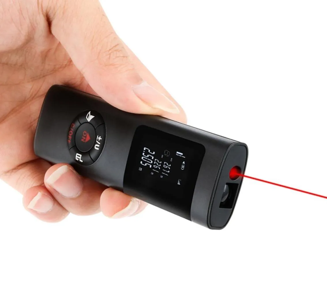 Mini télémètre infrarouge portatif USB chargeant 40m télémètre Laser Portable télémètre diastimètre mesure 8542196