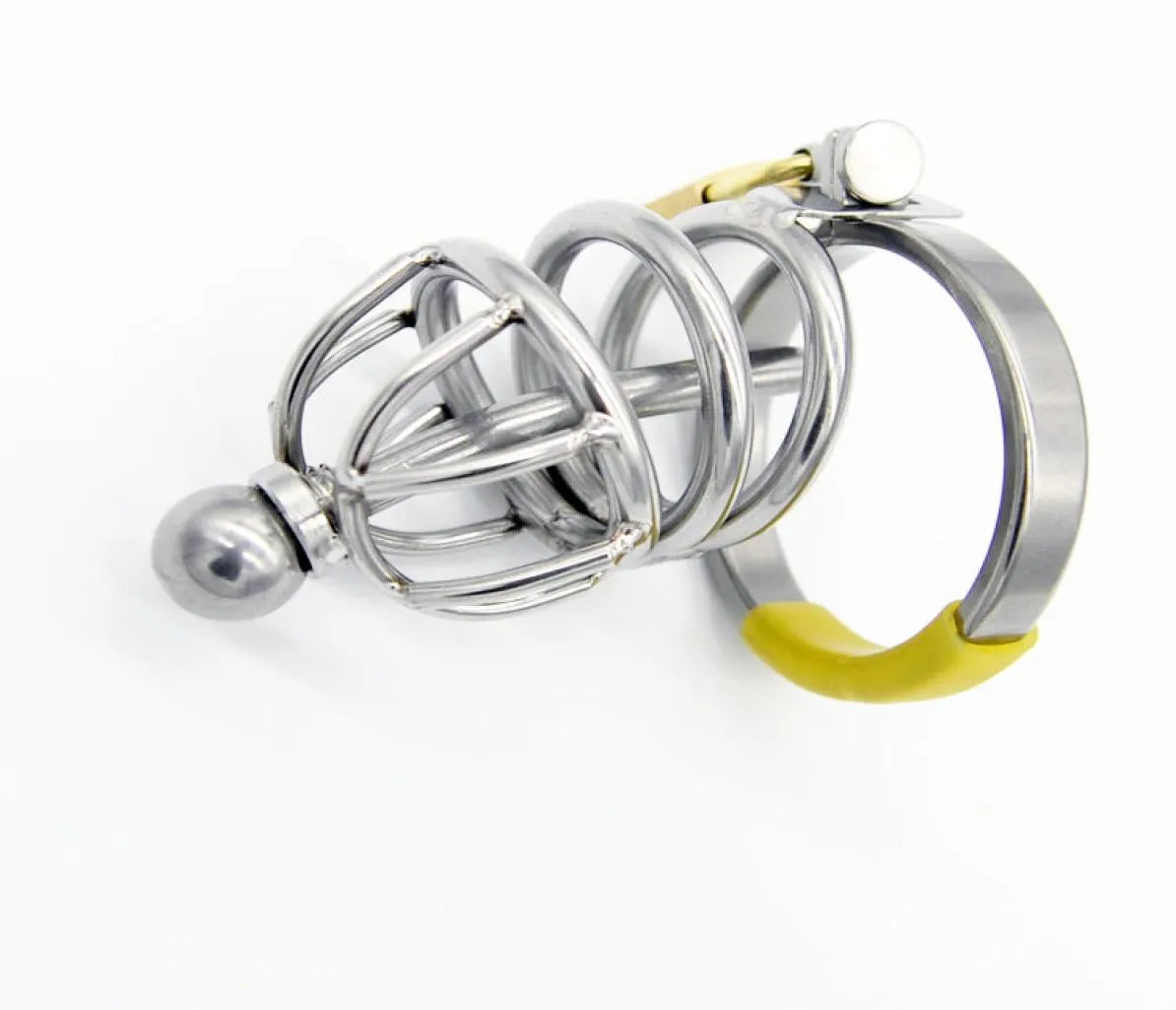 Chastity Devices Sexy MonaLisa The Male Standard Stainless Steel Chastity Locking Cage and Tube R475892419