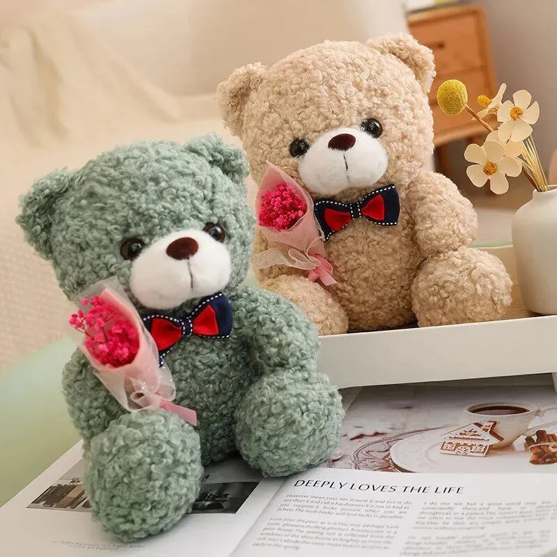 Rose Bear Gift 25cm Teddy Bear Plush, Perfect Valentines Day
