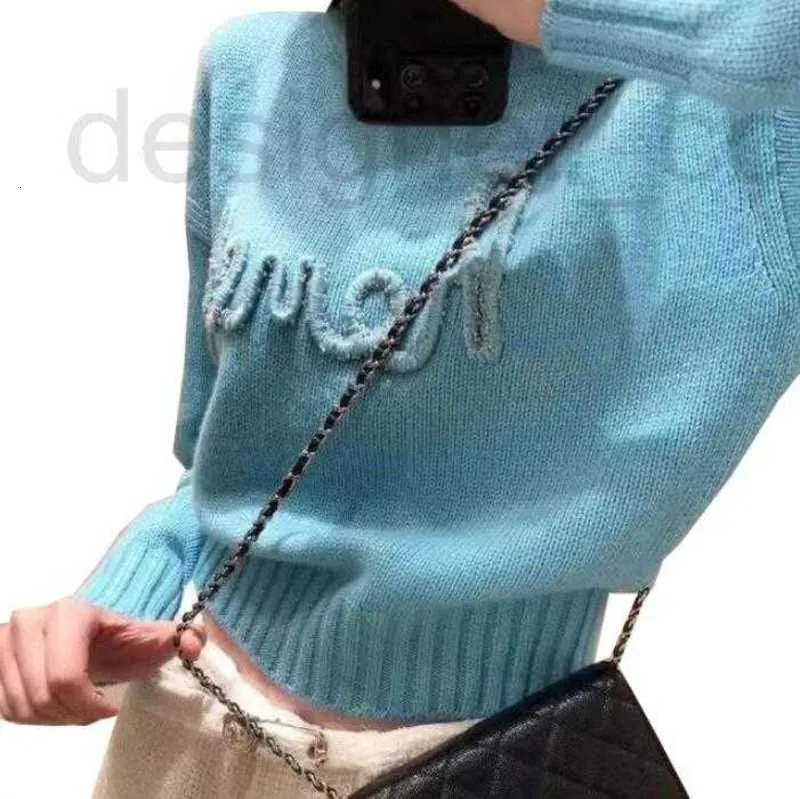女性用セーターデザイナーラグジュアリー2021ハイエンドセーター快適な温かい丸い首3 C-CカラーミックスとマッチS-XL OKTB