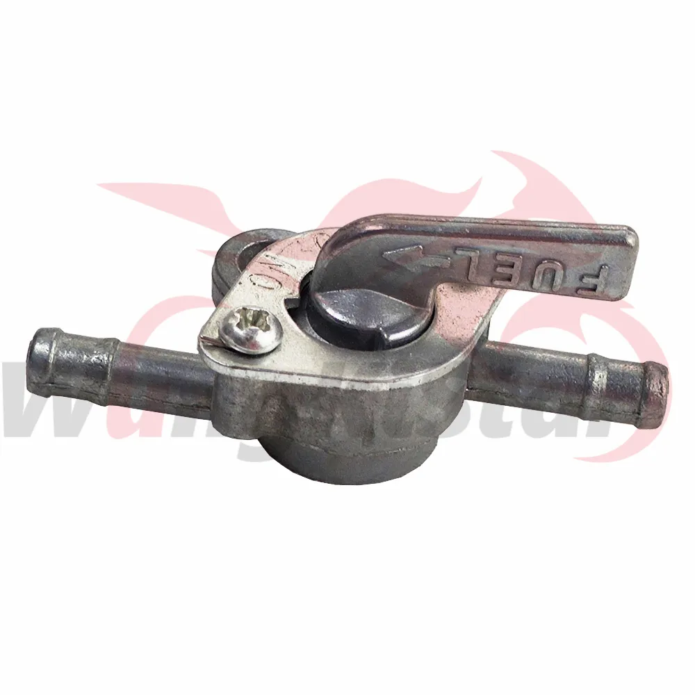 Motorcycle Fuel Petrol Tank Switch Tap Petcock Gasoline Valve With Two Ends On/Off Switches For Motorcross Motorbike 50cc-160cc Quad Pro Pit Dirt Bikes Scooter Buggy