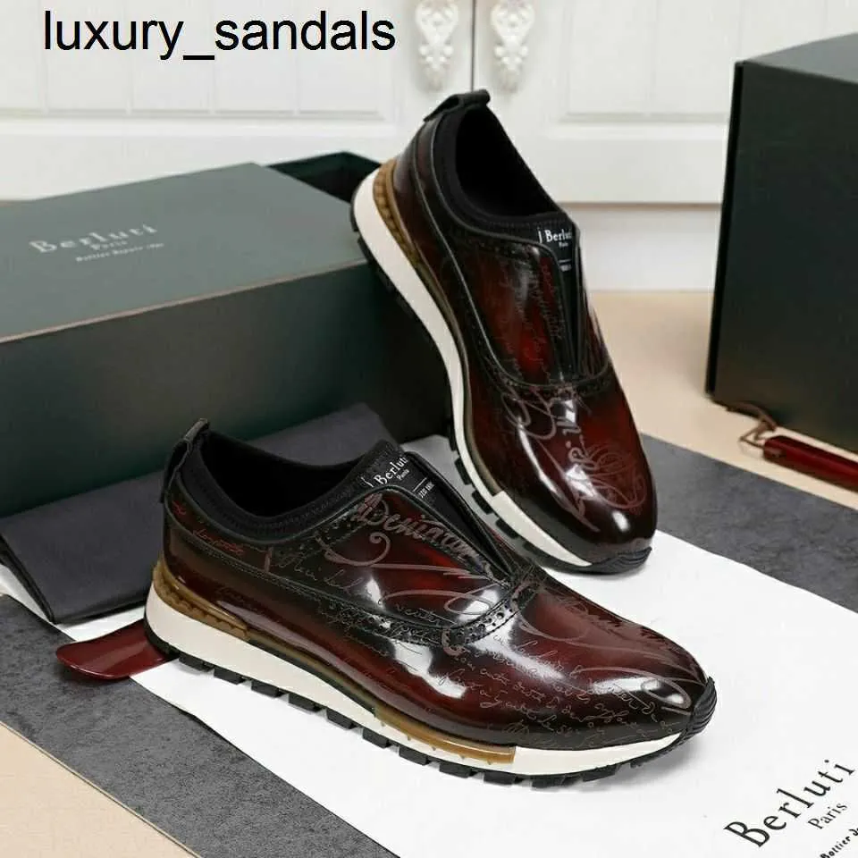 Wholesale Berluti Handmade Oxford Calfskin Brooks Leather Shoes With Laser Pattern And Mandarin Duck Design Top Quality Casual Sports Footwear For Patina And Ancient Style At Only 140.21 DHgate.Com