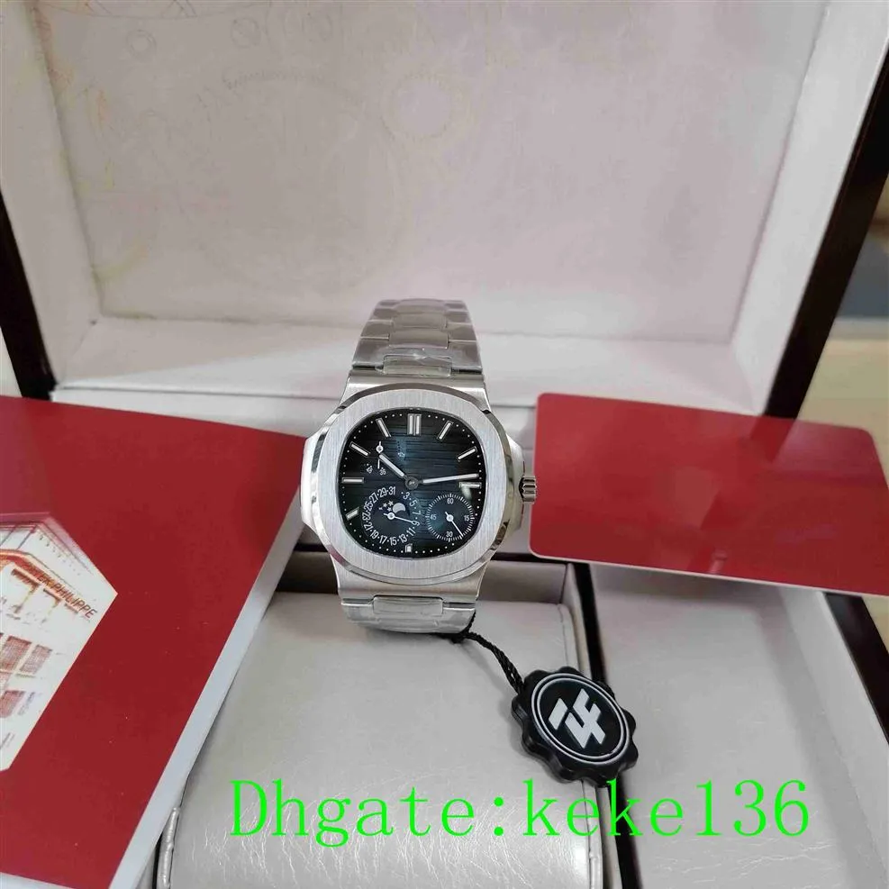 Perfekte Uhren ZF 5712 1A-001 5712 40 mm 904L Blaues Zifferblatt wasserdicht Saphir Kal. 240 PS IRM C LU Gangreserve Mechanisch Automatik2520