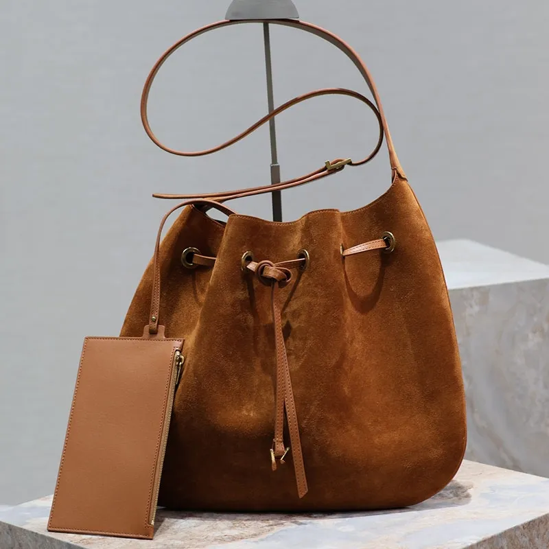 10A مصمم حقيبة من جلد الغزال من جلد الغزال حقيبة يد 2024 حقيبة حقيبة كتف واحدة حقيبة كتف واحدة للنساء.