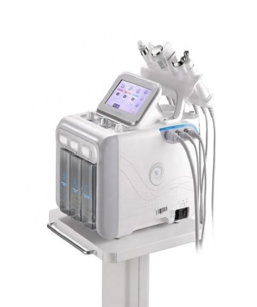 6 IN 1 Hydra Facial Machine RF ringiovanimento della pelle Microdermoabrasione Hydro Dermoabrasione Biolifting rimozione delle rughe idrofacciale Spa 4125352