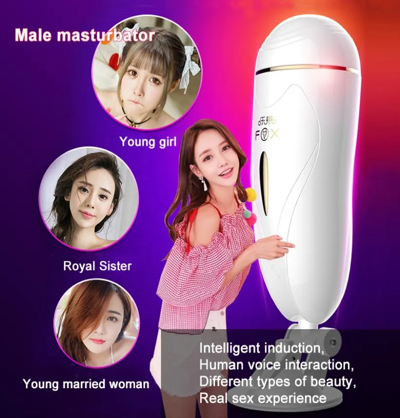 Jouets sexuels masculins Vagin artificiel masturbateur automatique tasse électrique masturbateur masculin vibrateur produit adulte sexe chatte jouet pour hommes T5937641