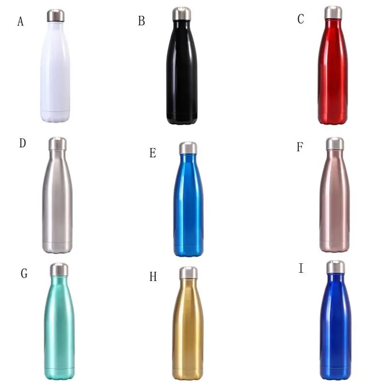 17oz Cola Bottle Vacuum Insulated Stainless Steel Tumbler Thermos Water Bottles Creative Fashion Bowling Cup 500ml 08