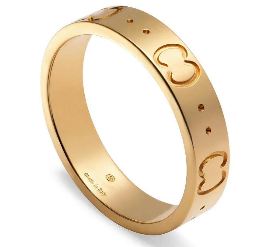 Anéis de designer Anéis de qualidade Conjunto de canal extravagante Anel de banda de amor ouro prata rosa aço inoxidável carta anéis moda mulheres homens jóias de casamento senhora presentes de festa