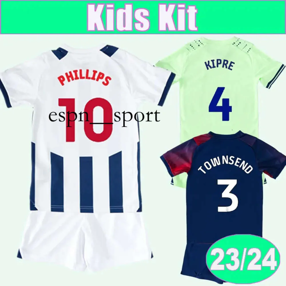 ESPNSPORT 2023 24 Townsend Mowatt Kids Kit Soccer Jerseys Wallace Molumby Diang Ayi Home Away 3rd Children's Clothing Football Shirts Kort ärmuniformer