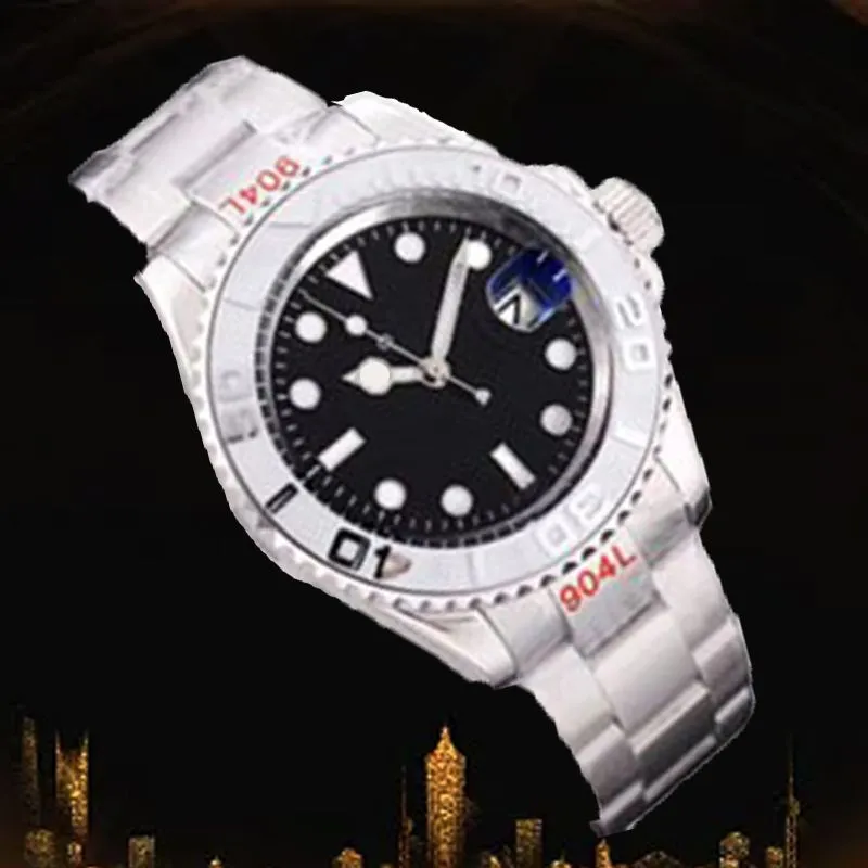 큰 다이얼 스타일 시계 고품질 고급 패션 손목 시계 자동 이동 Relojs Hombre AAA 방수 Sapphire 유리 사업 Montre 기계식 시계