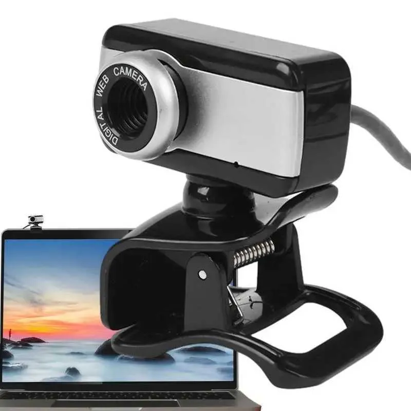 كاميرا ويب كاميرات ويب 360 درجة مع كاميرا فيديو سطح المكتب الميكروفون Universal USB Web Caram Live Video Confer