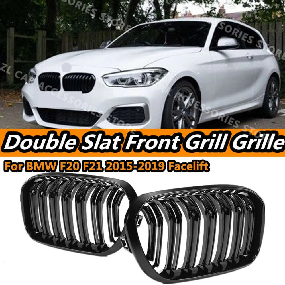 New Double Slat Front Kidney Grille Radiator Guard Grill For BMW