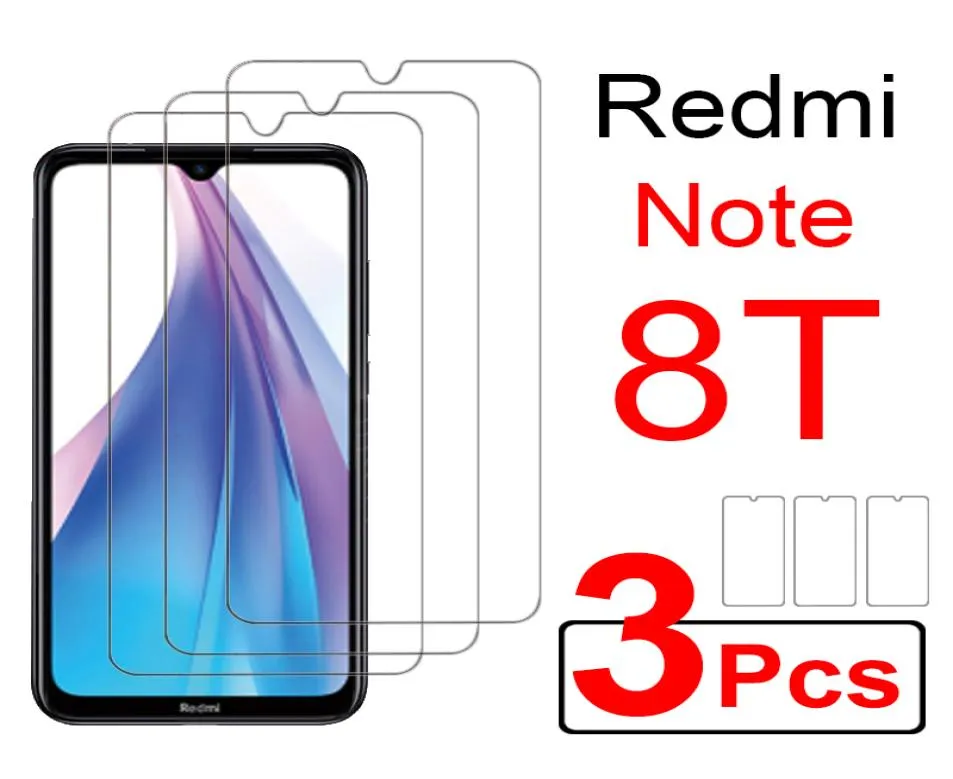 3sts skyddsglas på för Xiaomi Redmi Obs 8T 8Pro Redmi 8A Skärmskydd Redme Note 8 T Pro Redmi8 A Glass Film3744301