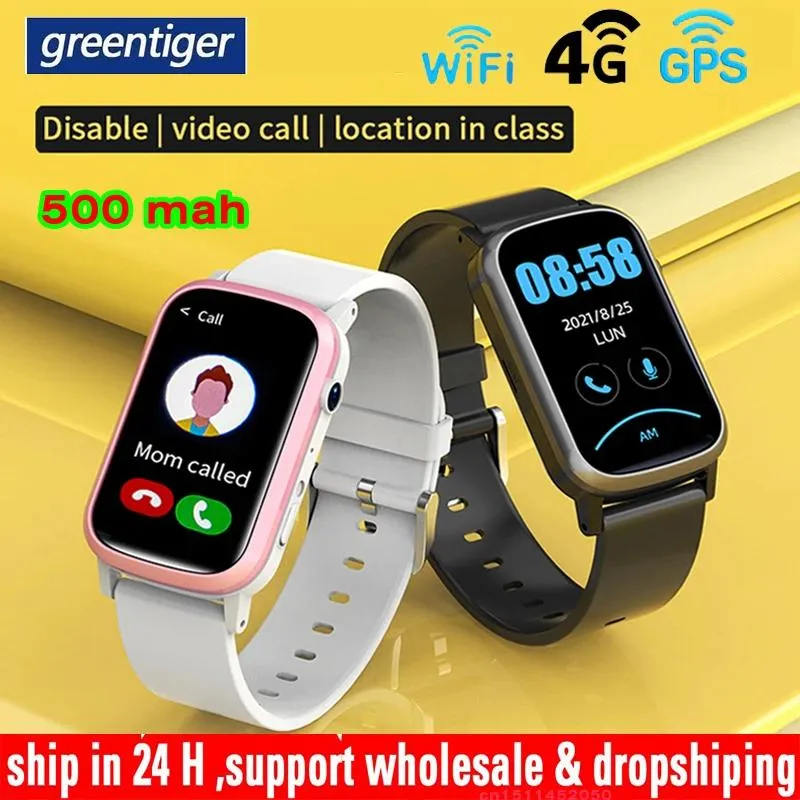 Devices Original FA58 Kids Smart Watch 4G SIM Clock GPS LBS WIFI Location Camera Video Call SOS Children IP67 Waterproof Smartwatch
