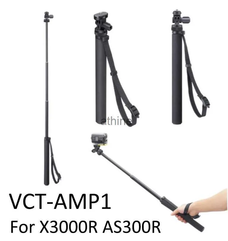 Selfie Selfie Stick Vct-AMP1 Monopod 200G 30,2 ~ 91,3 cm dla FDR-X3000 FDR-X1000 HDR-AS300 HDR-AS50 YQ240110