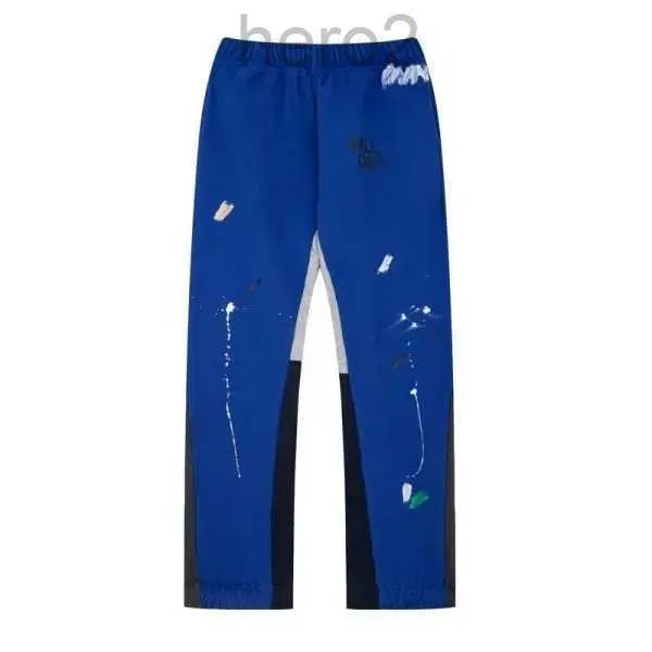 Calças masculinas jeans galerias departamento designer sweatpants esportes 7216b pintado flare sweat pant emvt