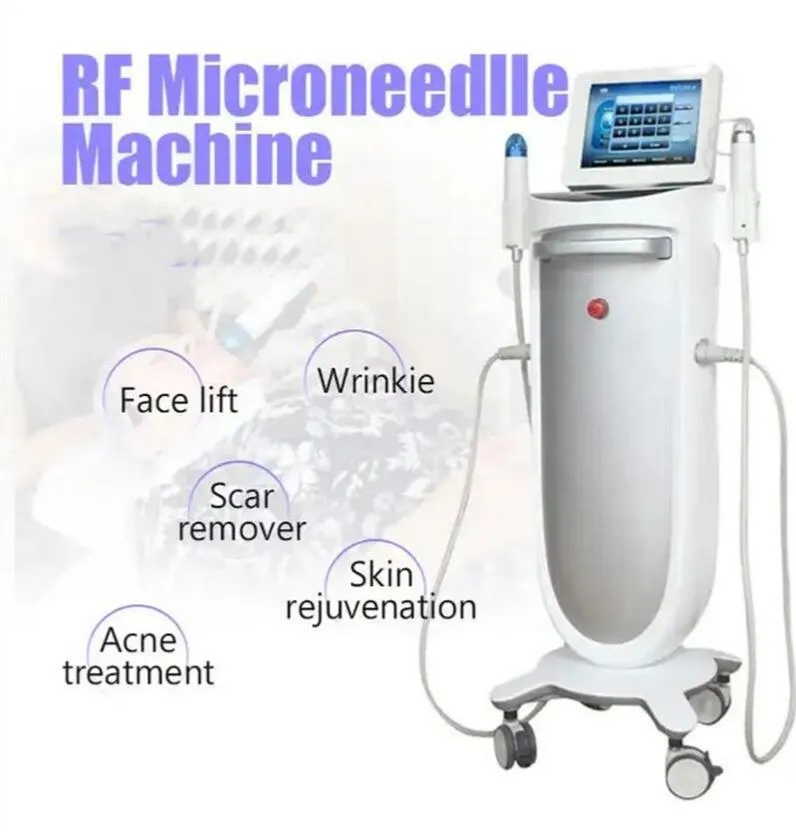 2 in1 Fractional RF Micro-needle Machine Pigment Scar Acne Wrinkle Stretch Removal Rf Microneedling face lifting Skin Rejuvenation Beauty Machine