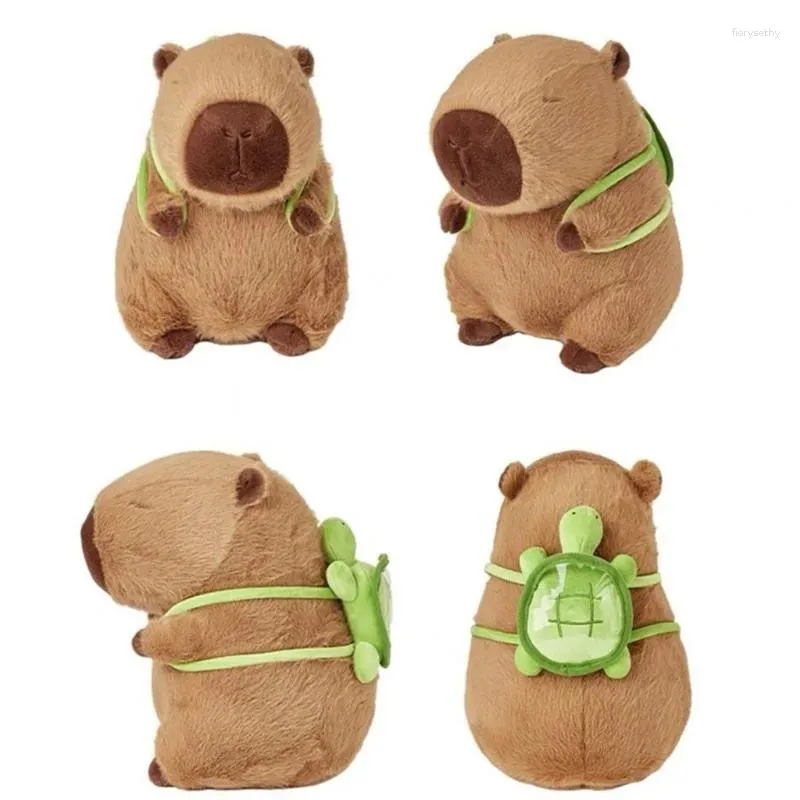 Keychains Unique Capybara Stuffed Animal Keychain Adorable Toy Keyring For Kids Teens Bag Pendant Keyholder Jewelry Gift