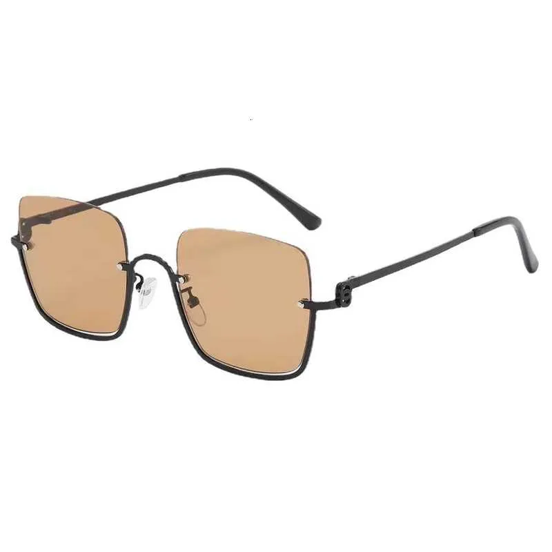 Designer-Sonnenbrillen G-Home Persönlichkeit quadratische Halbrahmen-Sonnenbrille Netz rot Tiktok-Brille Anti-Ultraviolett-Sonnenbrille Flut SXHL